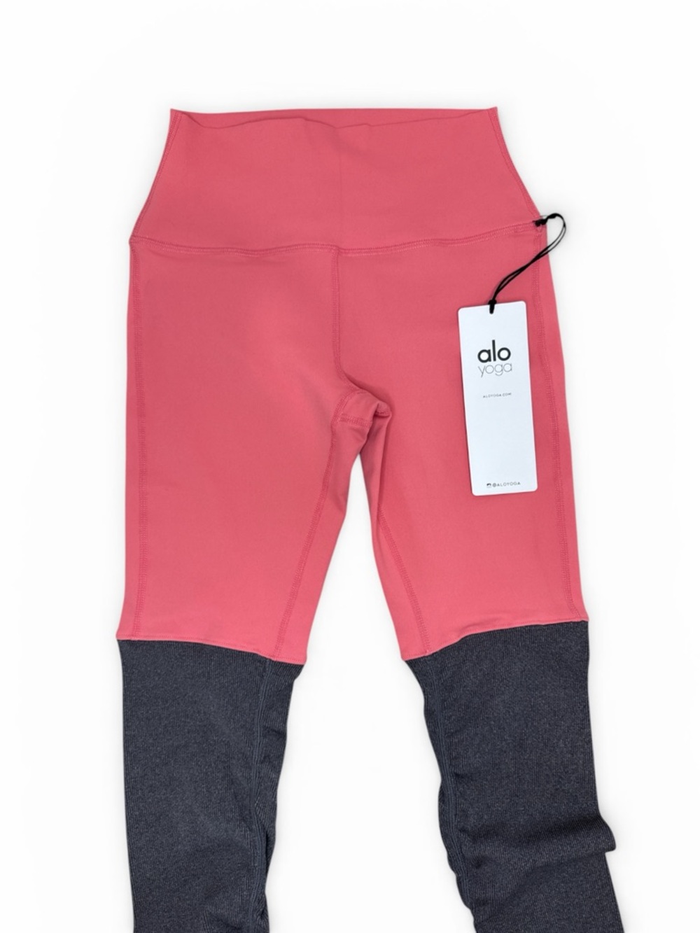 ALO Yoga High Waist Goddess Legging-Candy Orange Stormy Heather XS - Picture 3 of 6